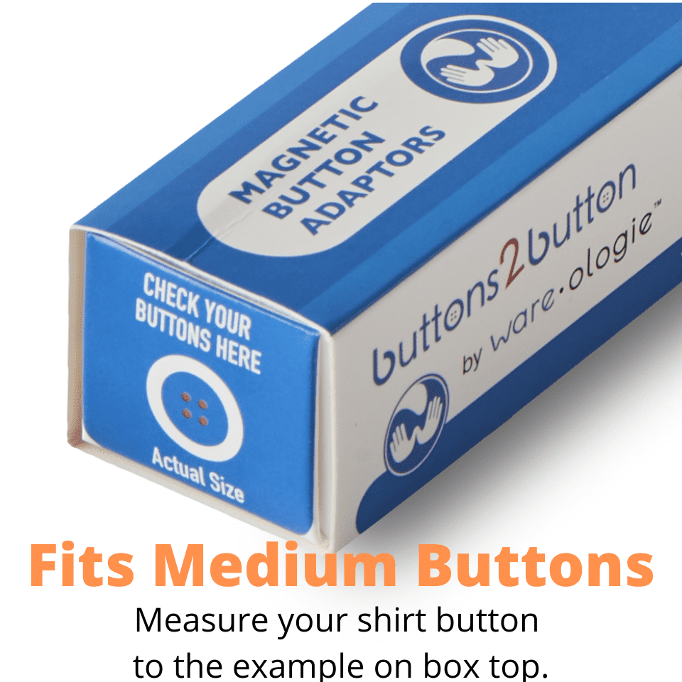 New & Improved Magnetic Button Adaptor Dressing Aid